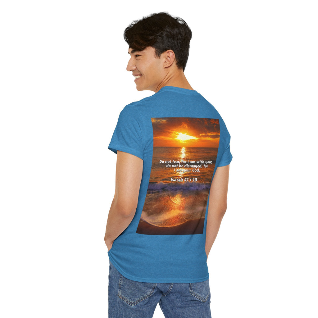 Bible Verse Unisex Tee -  Isaiah 41 : 10 Printify