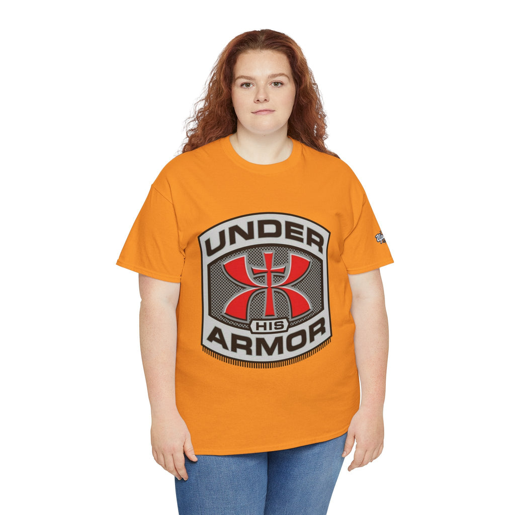 Under HIS Armor Christian T-Shirt — Faith-Inspired Under Armour Style Printify