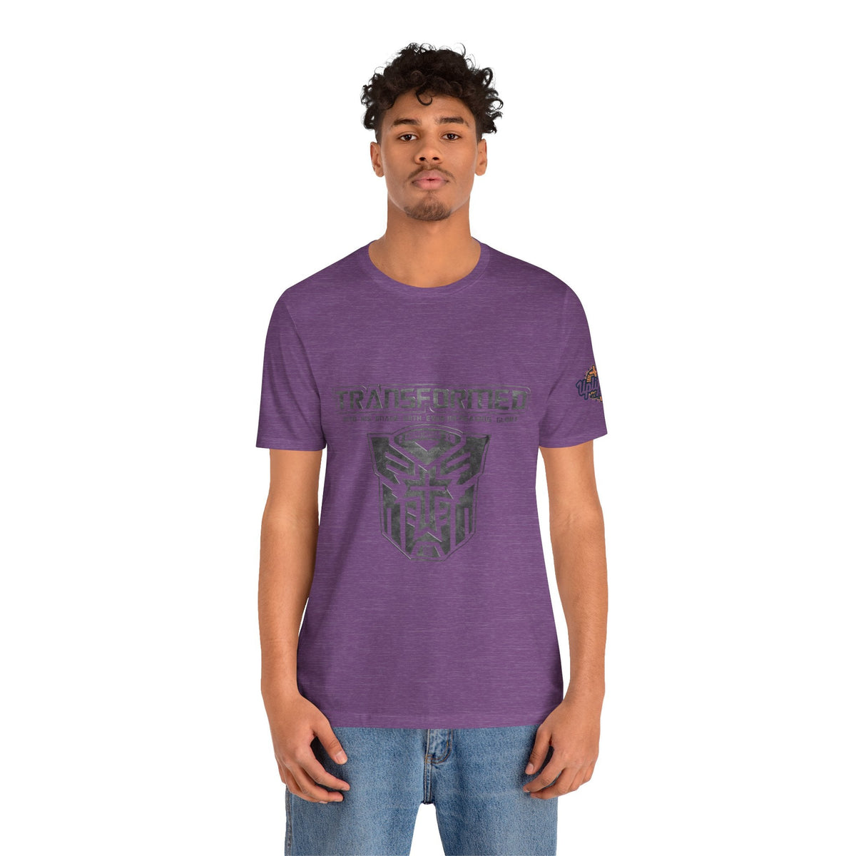 Transformer Logo Christian T-shirt | 2 Corinthians 3:18 Bible Verse T-shirt Printify