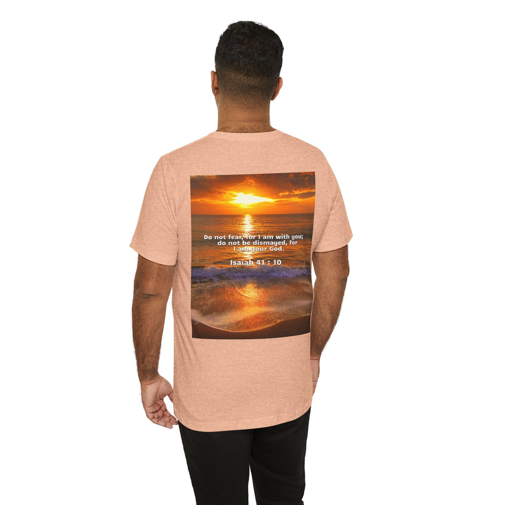 Bible Verse Unisex - Isaiah 41 : 10 Jersey Short Sleeve Tee Printify