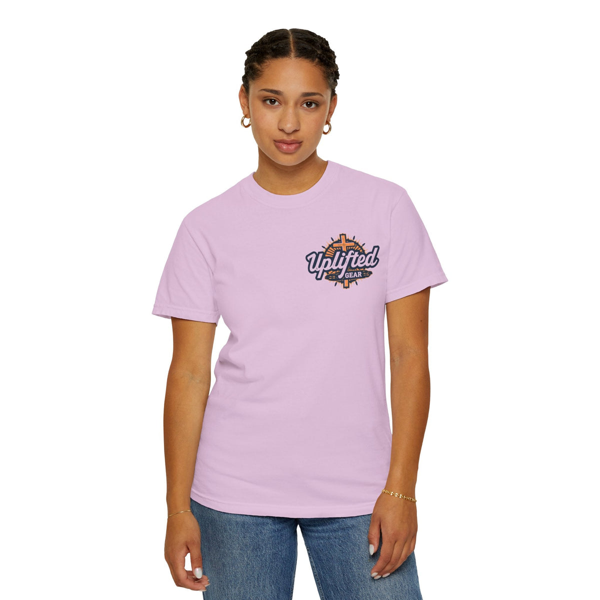 Jesus is King T-Shirt – Bold Christian Faith Tee with Crown & Cross for Eternal Reign Printify