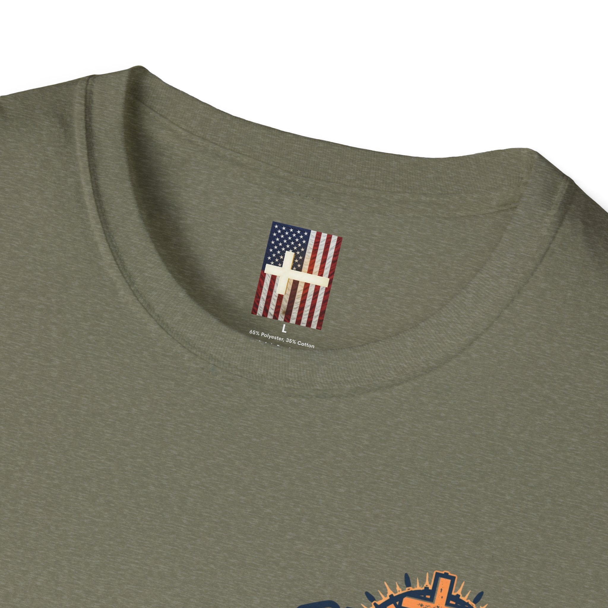Stand for the Flag Kneel for the Cross T-shirt | Patriotic Eagle T-shirt Printify