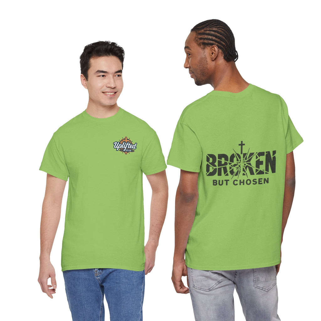 Broken But Chosen T-Shirt — Inspirational Faith Graphic Tee Printify