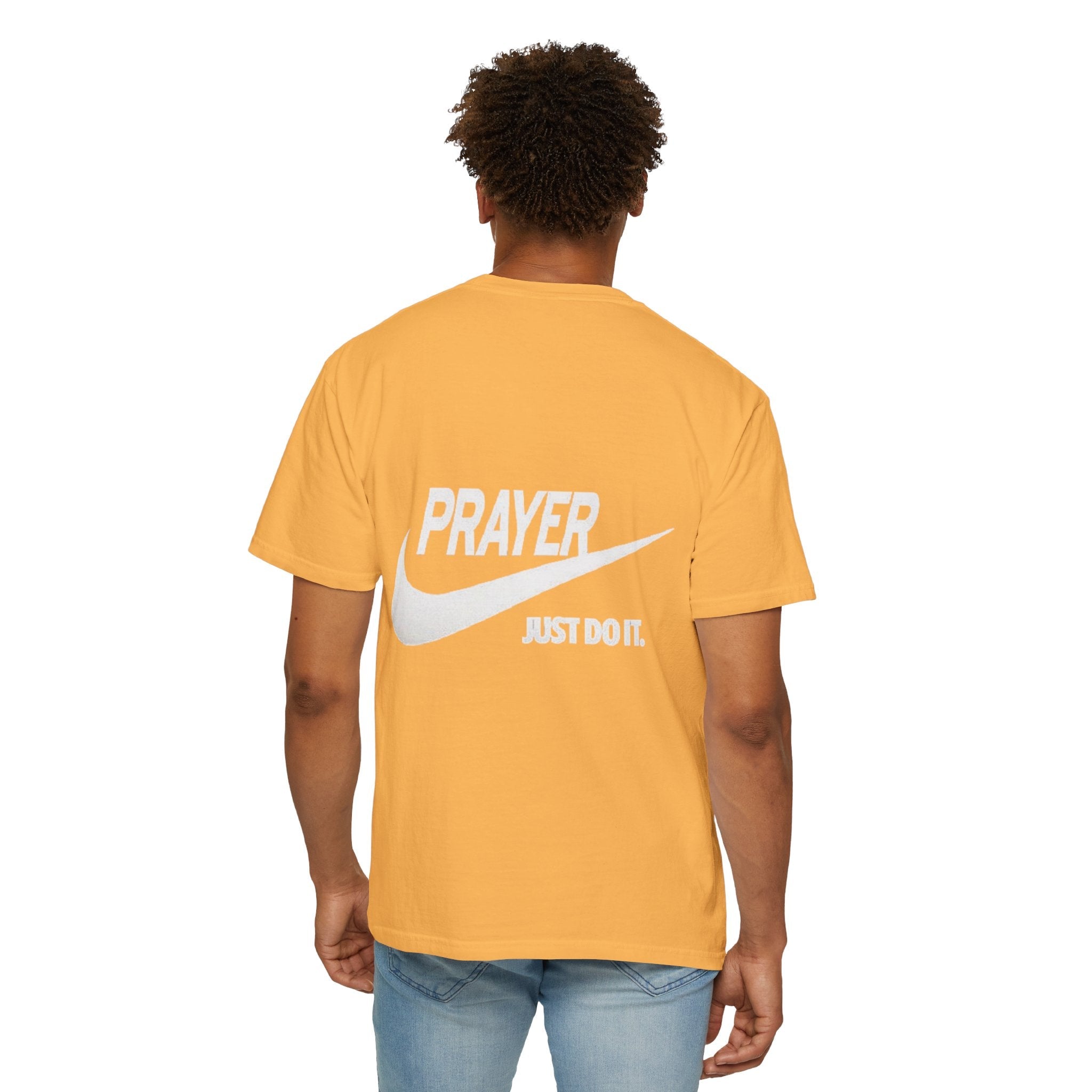 Prayer Just Do It T-shirt - Funny Christian Nike Parody T-shirt - Faith Gear Printify