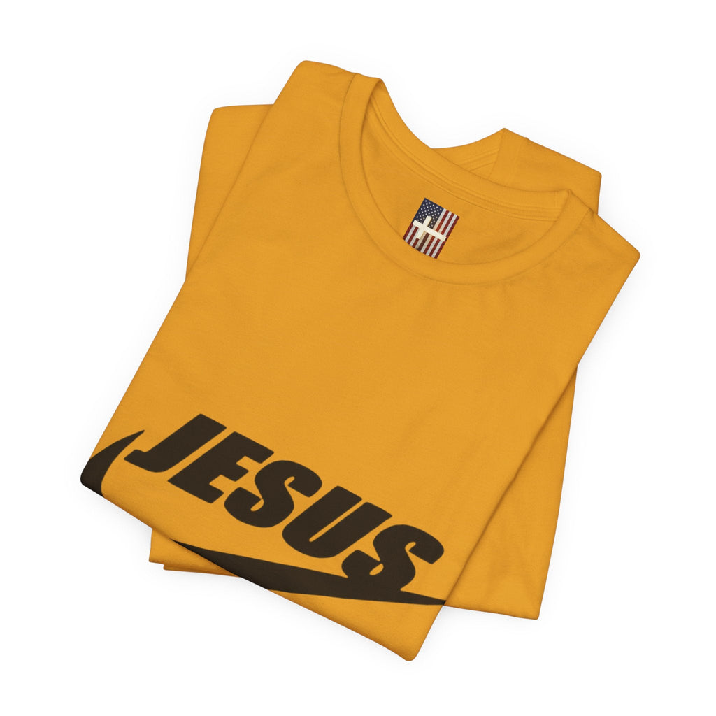 Jesus Did It T-shirt - Funny Christian Parody T-shirt - Faith & Victory Apparel Printify