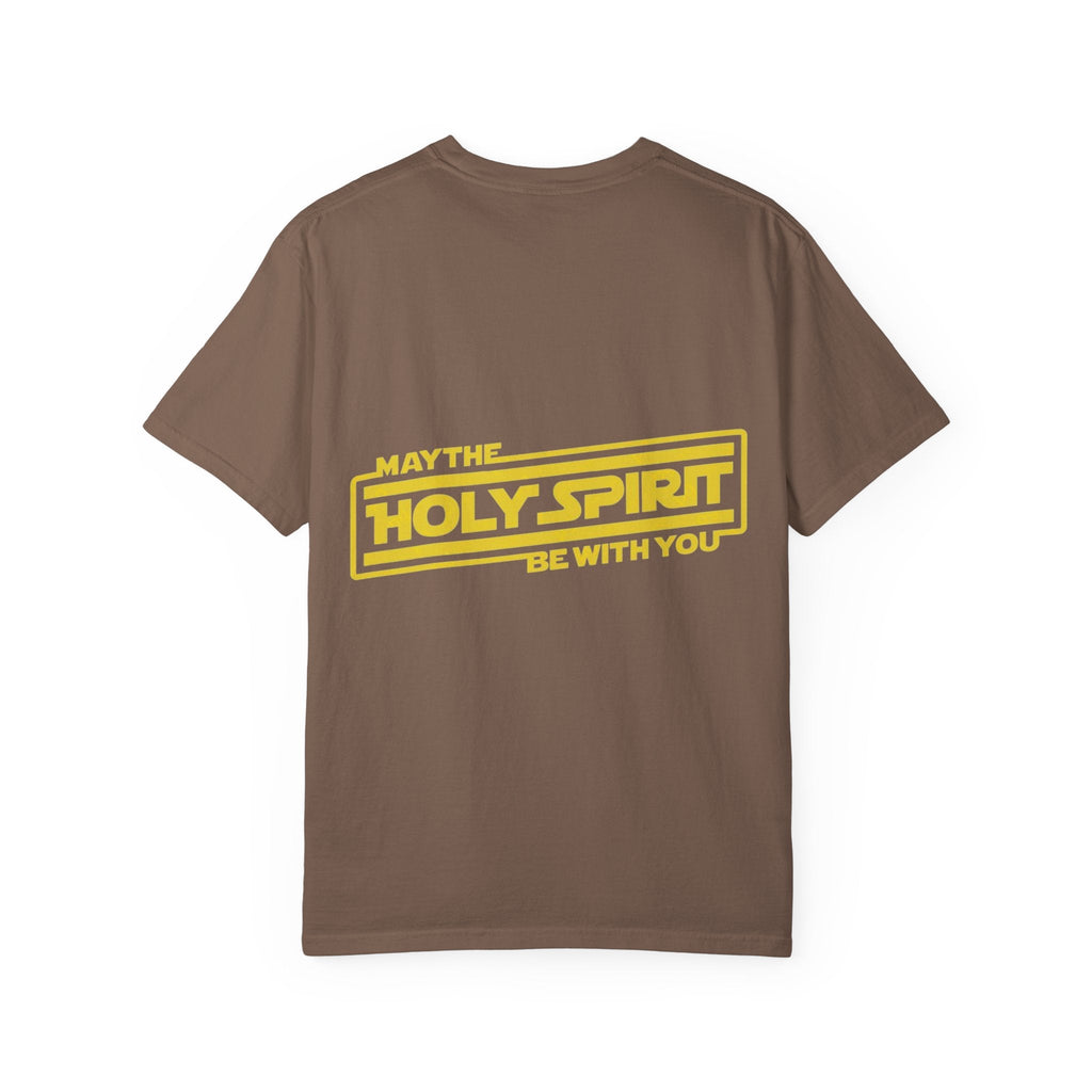 May the Holy Spirit Be With You T-shirt - Christian Star Wars Parody T-shirt Printify