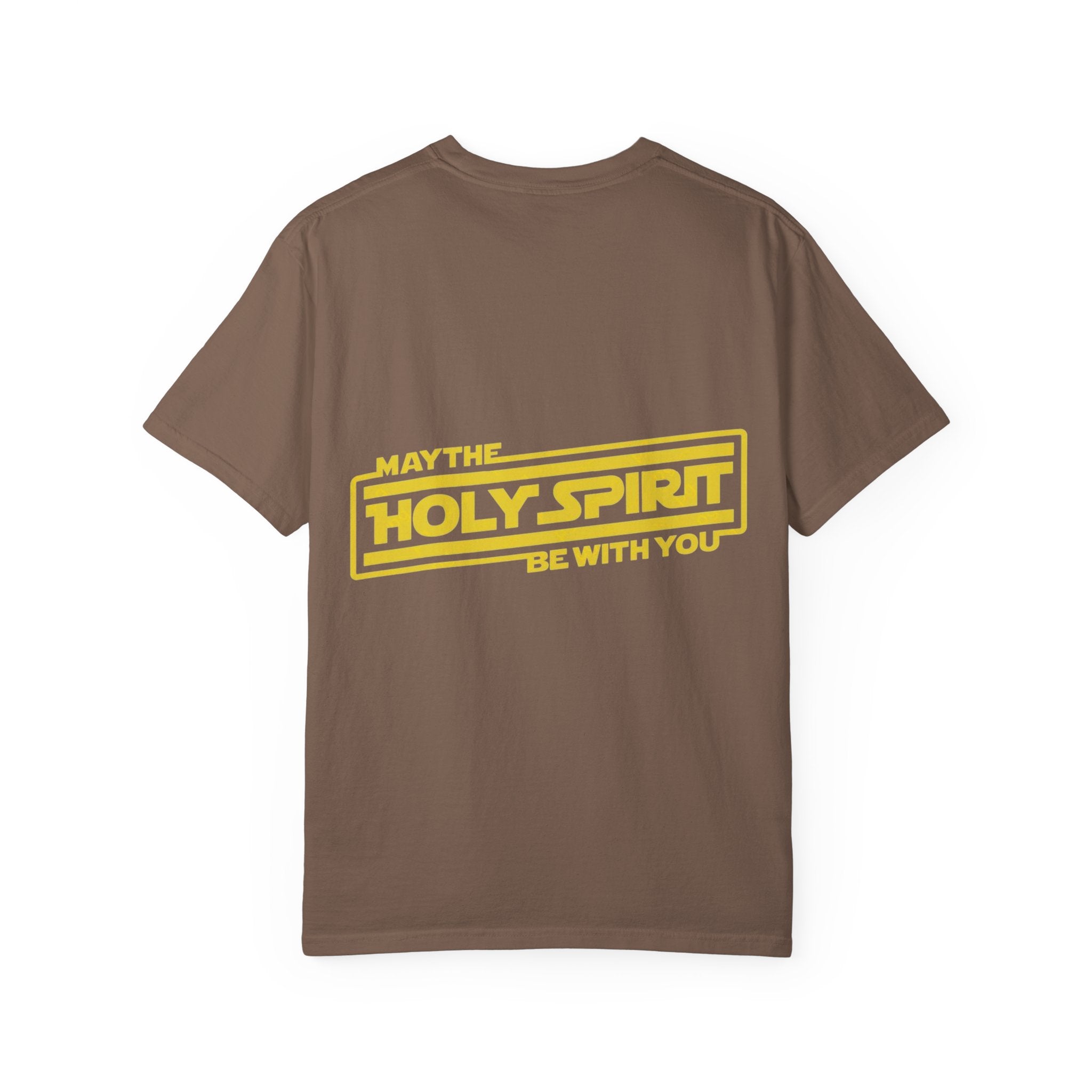May the Holy Spirit Be With You T-shirt - Christian Star Wars Parody T-shirt Printify