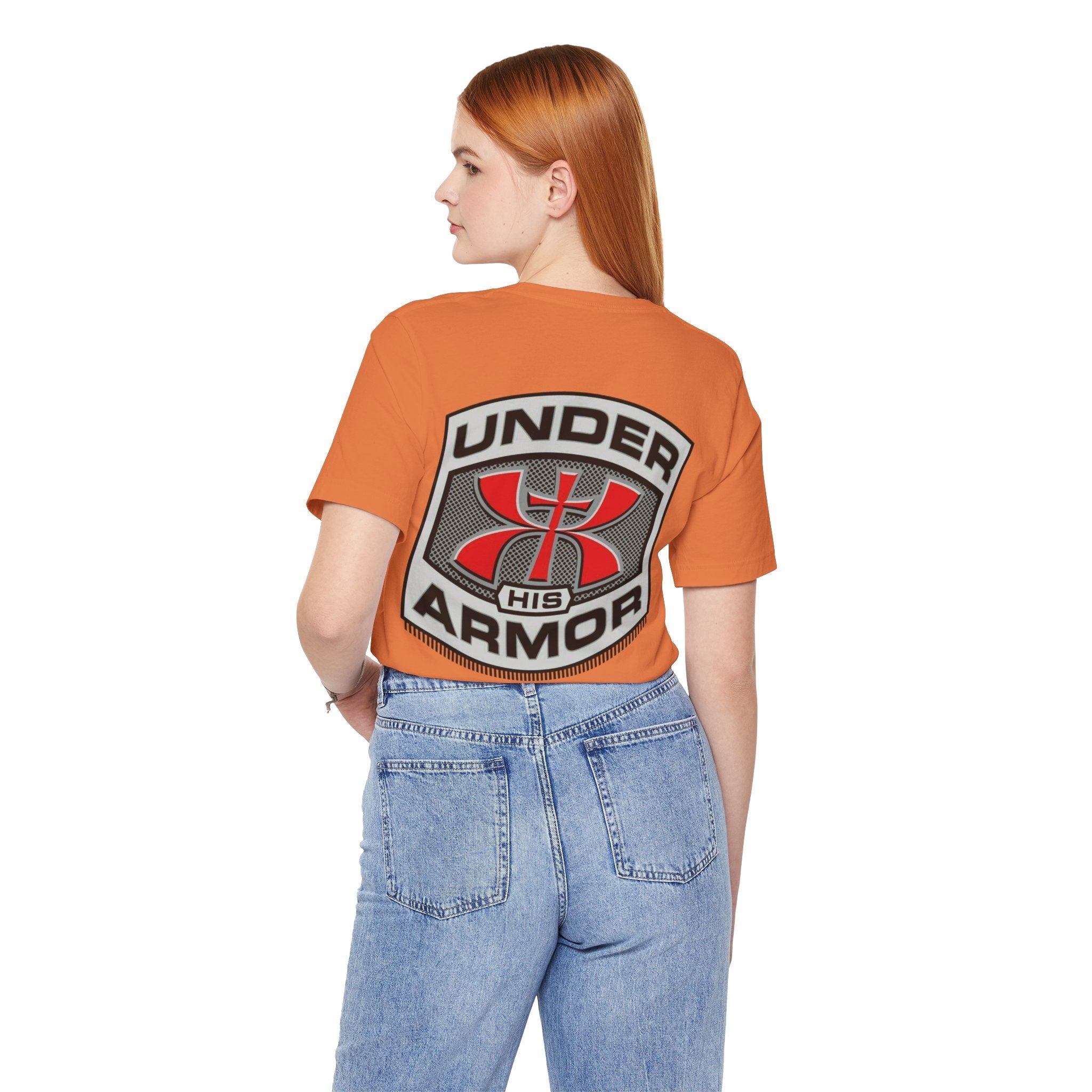 Under HIS Armor Christian T-Shirt — Faith-Inspired Under Armour Style Printify