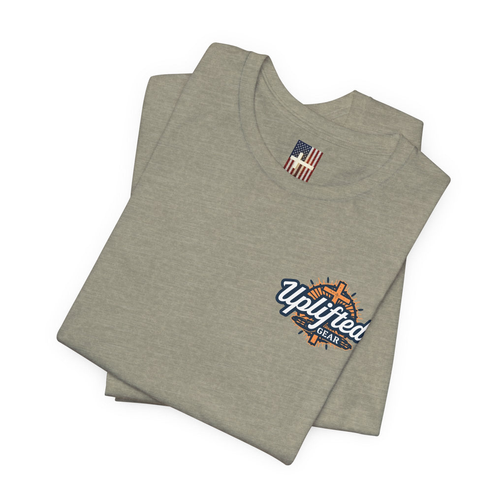 MAGA Gold Letter T-Shirt — "Make America Great Again" Printify