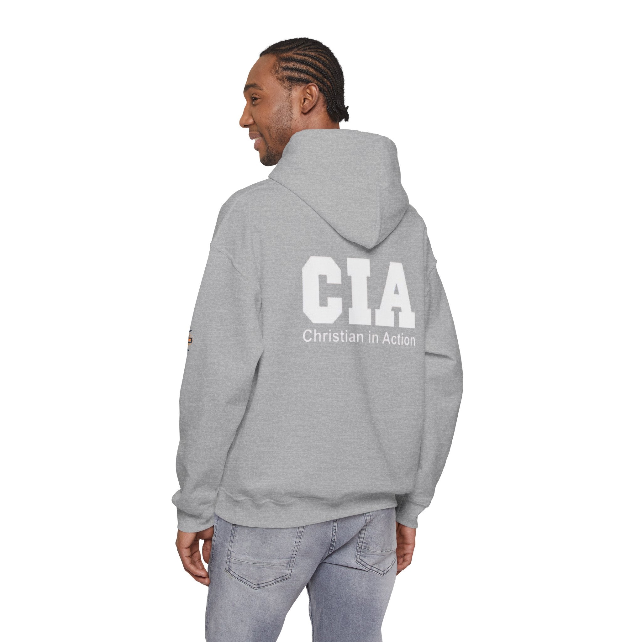 CIA Christian in Action Hoodie - Funny Faith Parody Hoodie - Mission Ready Apparel Printify