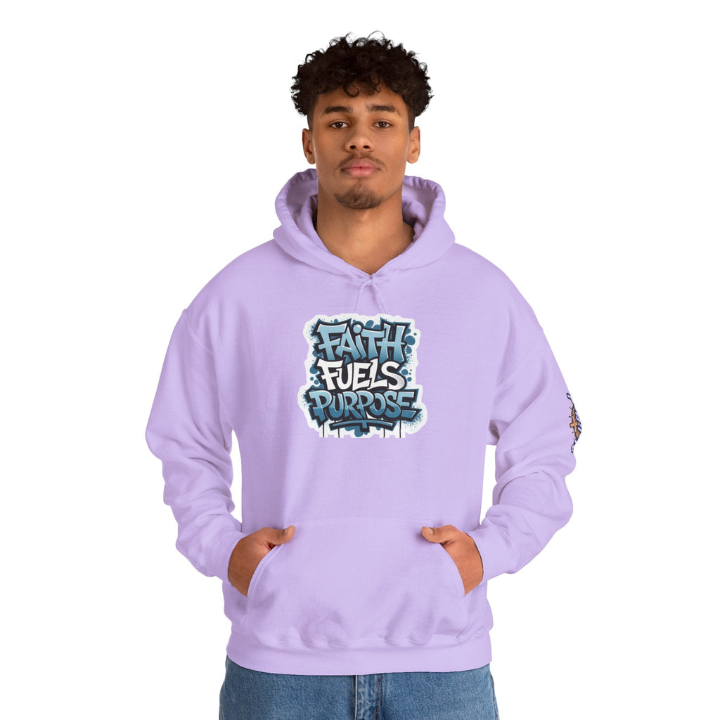Faith Fuels Purpose Hoodie – Inspirational Christian Sweatshirt for Divine Drive & Unstoppable Belief Printify