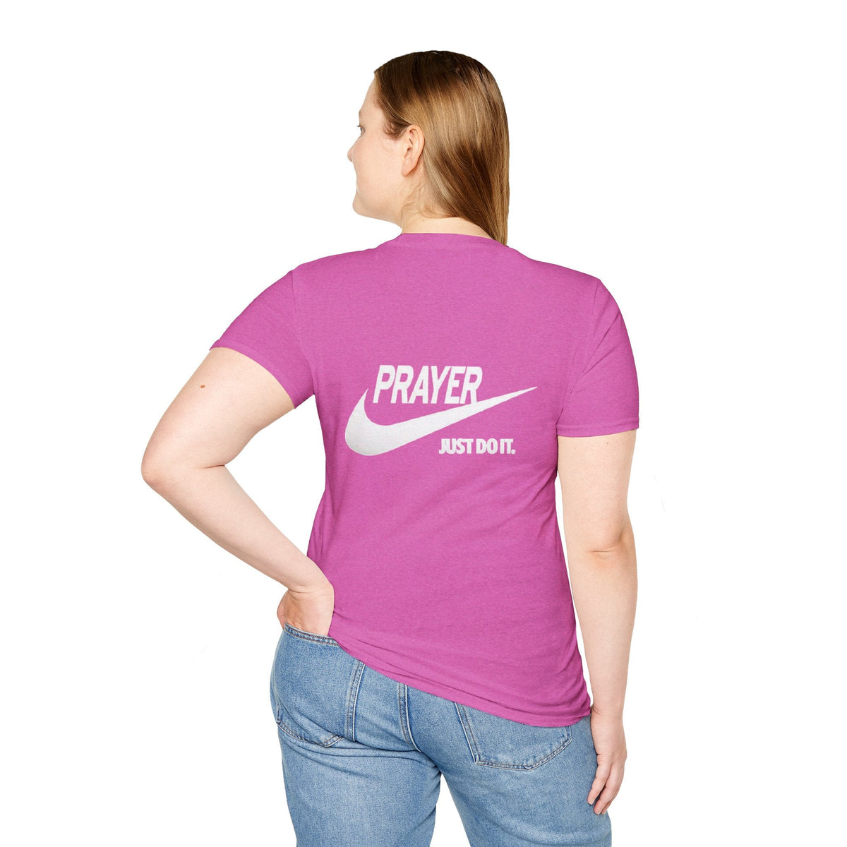 Prayer Just Do It T-shirt - Funny Christian Nike Parody T-shirt - Faith Gear Printify