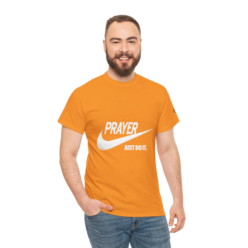 Prayer Just Do It T-shirt - Funny Christian Nike Parody T-shirt - Faith Gear Printify