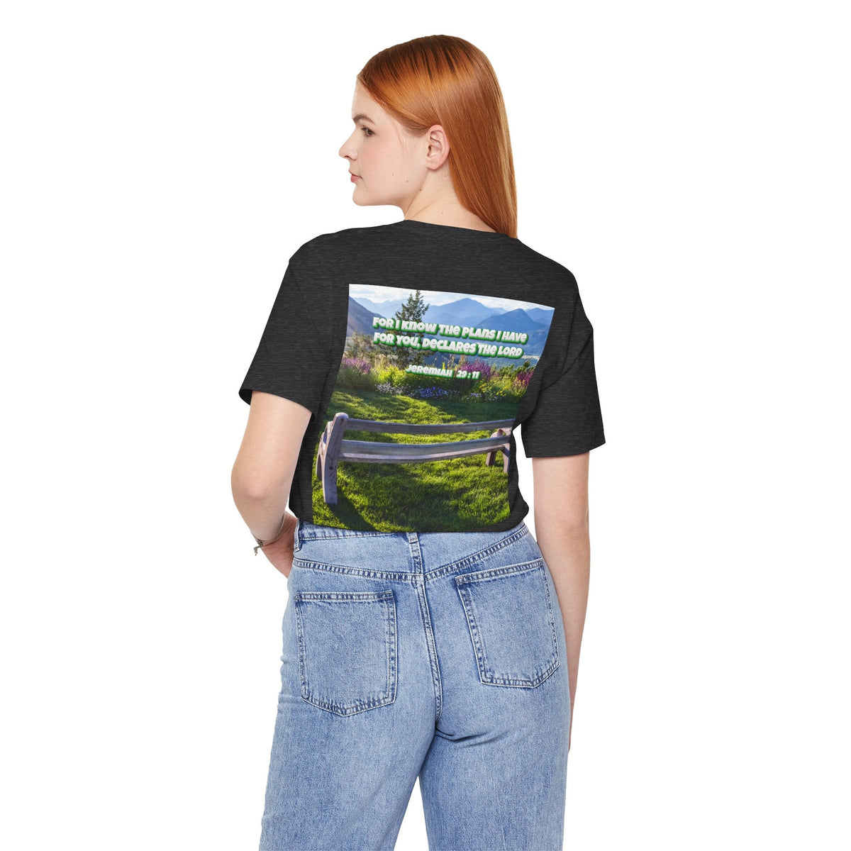 Bible Verse Unisex Tee - Jeremiah 29 : 11 Printify
