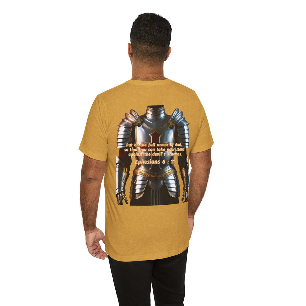 Religious Graphic Armor Of God Design - Unisex Jersey Short Sleeve Tee Printify