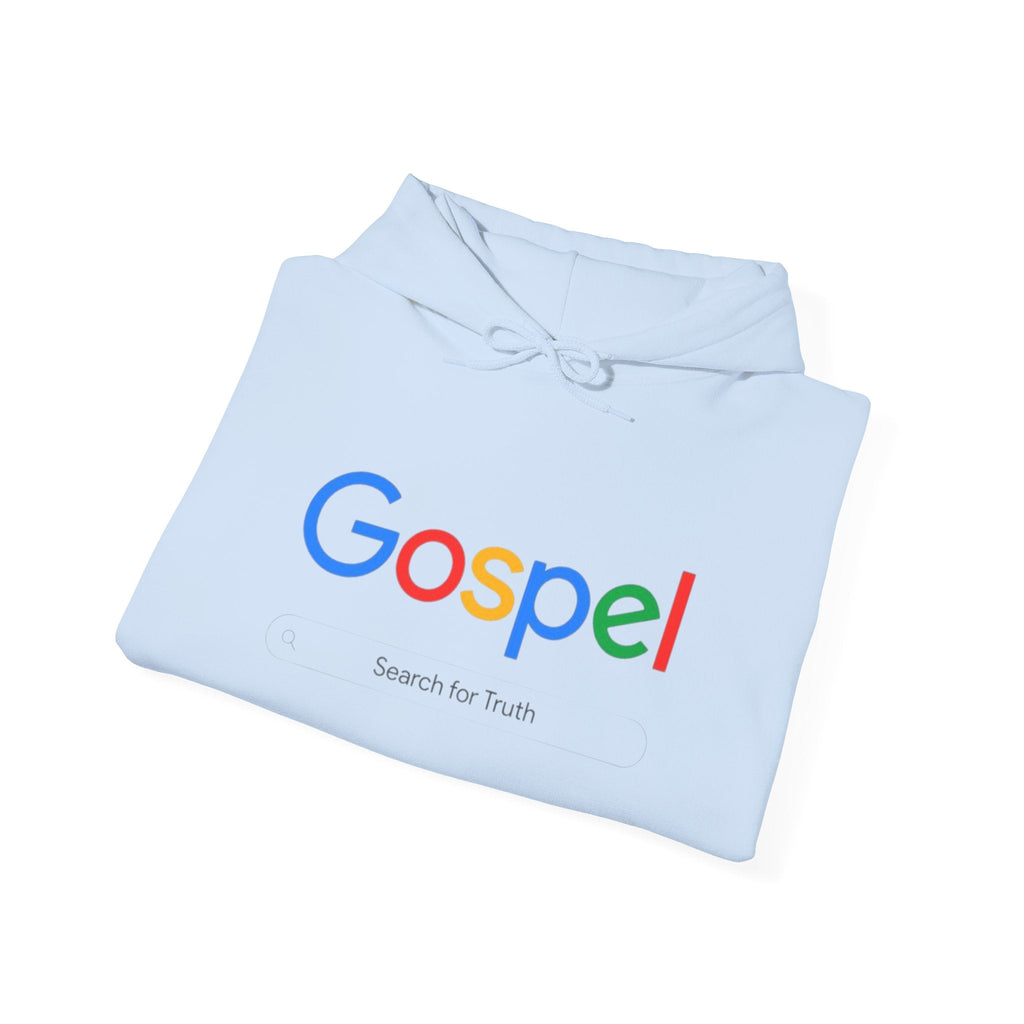 Gospel Hoodie — "Search for Truth" Christian Faith Pullover Printify