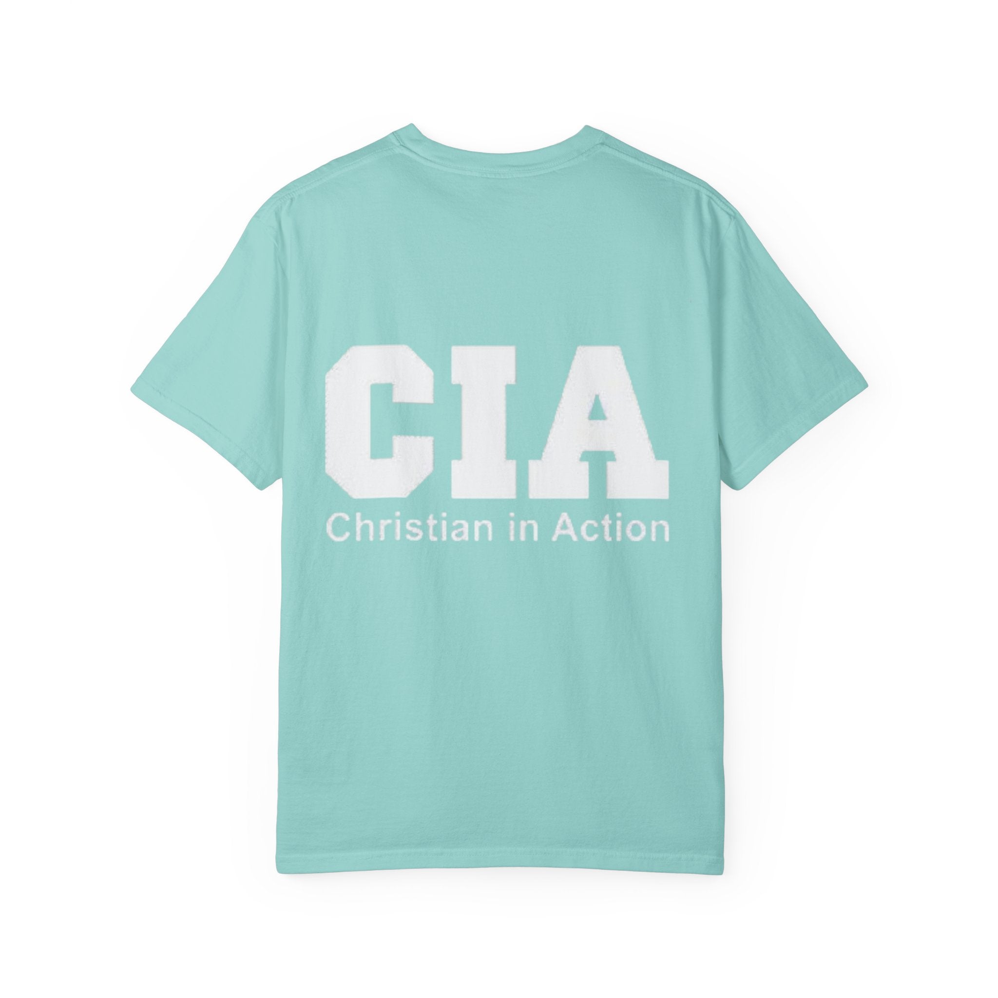CIA Christian in Action T-shirt - Funny Faith Parody T-shirt - Mission Ready Apparel Printify