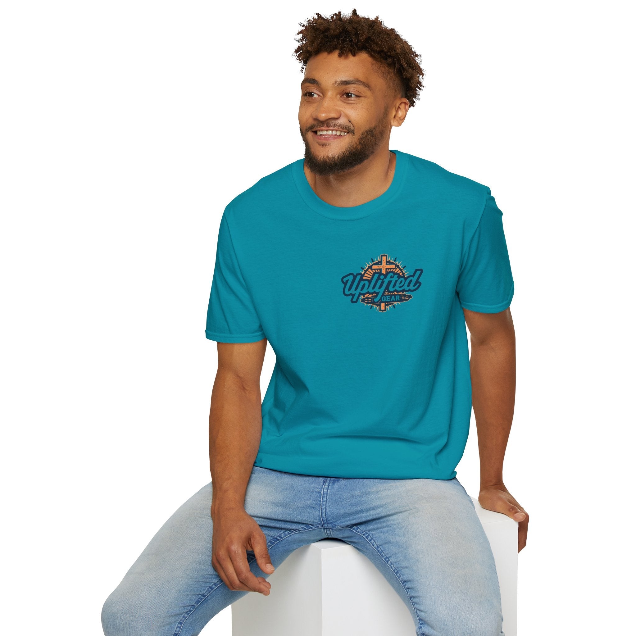 Religious Graphic Armor Of God Design - Unisex Softstyle T-Shirt Printify