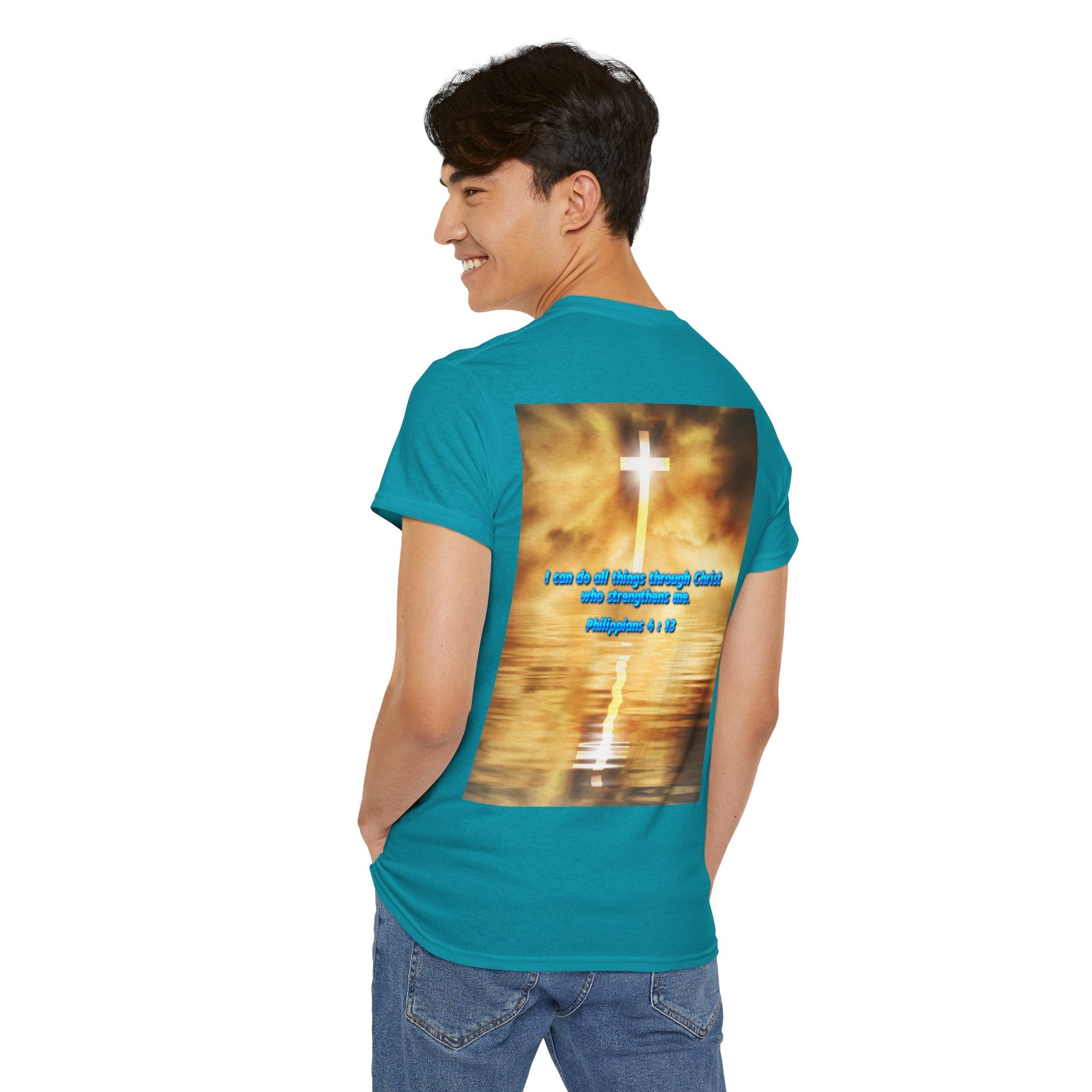 Bible Verse Unisex Tee - Philippians 4 : 13 Printify