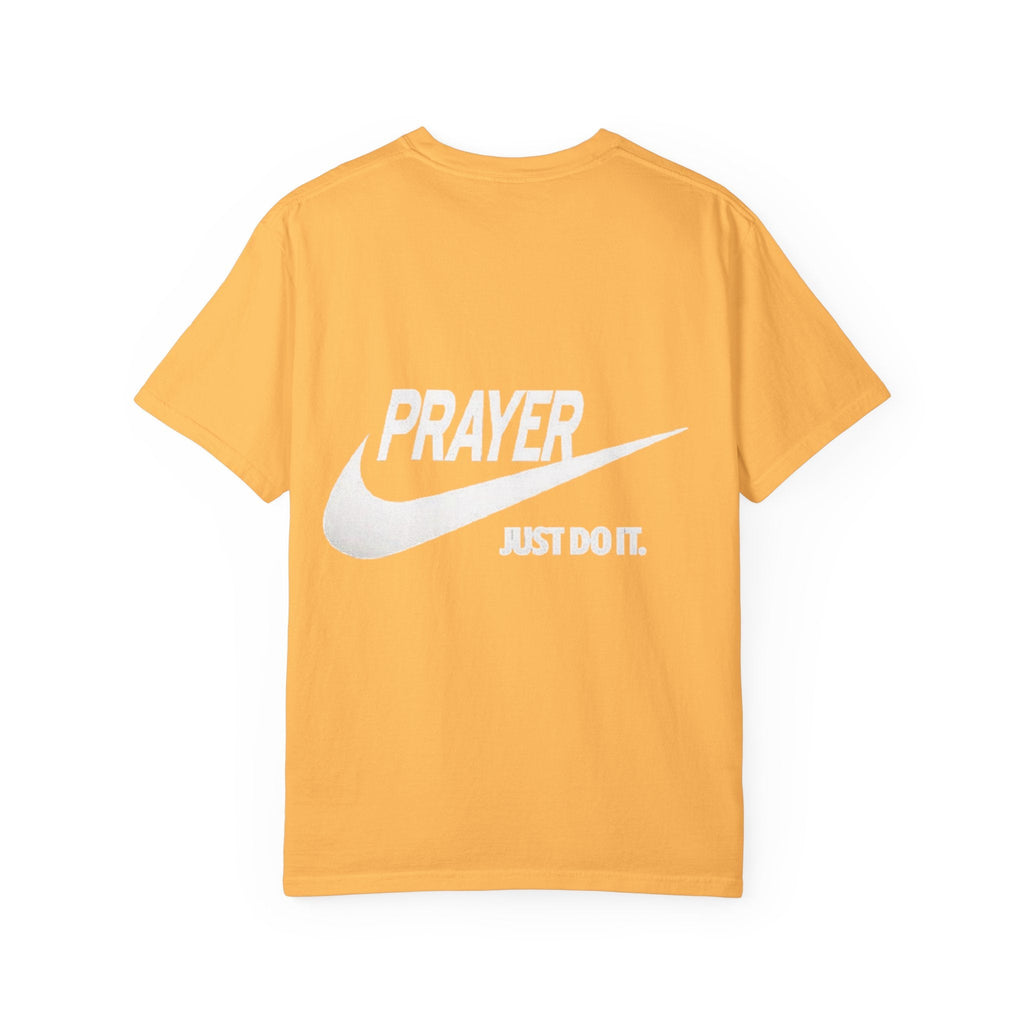 Prayer Just Do It T-shirt - Funny Christian Nike Parody T-shirt - Faith Gear Printify