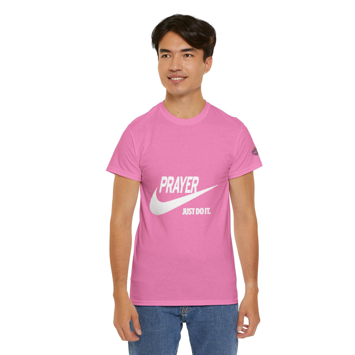 Prayer Just Do It T-shirt - Funny Christian Nike Parody T-shirt - Faith Gear Printify