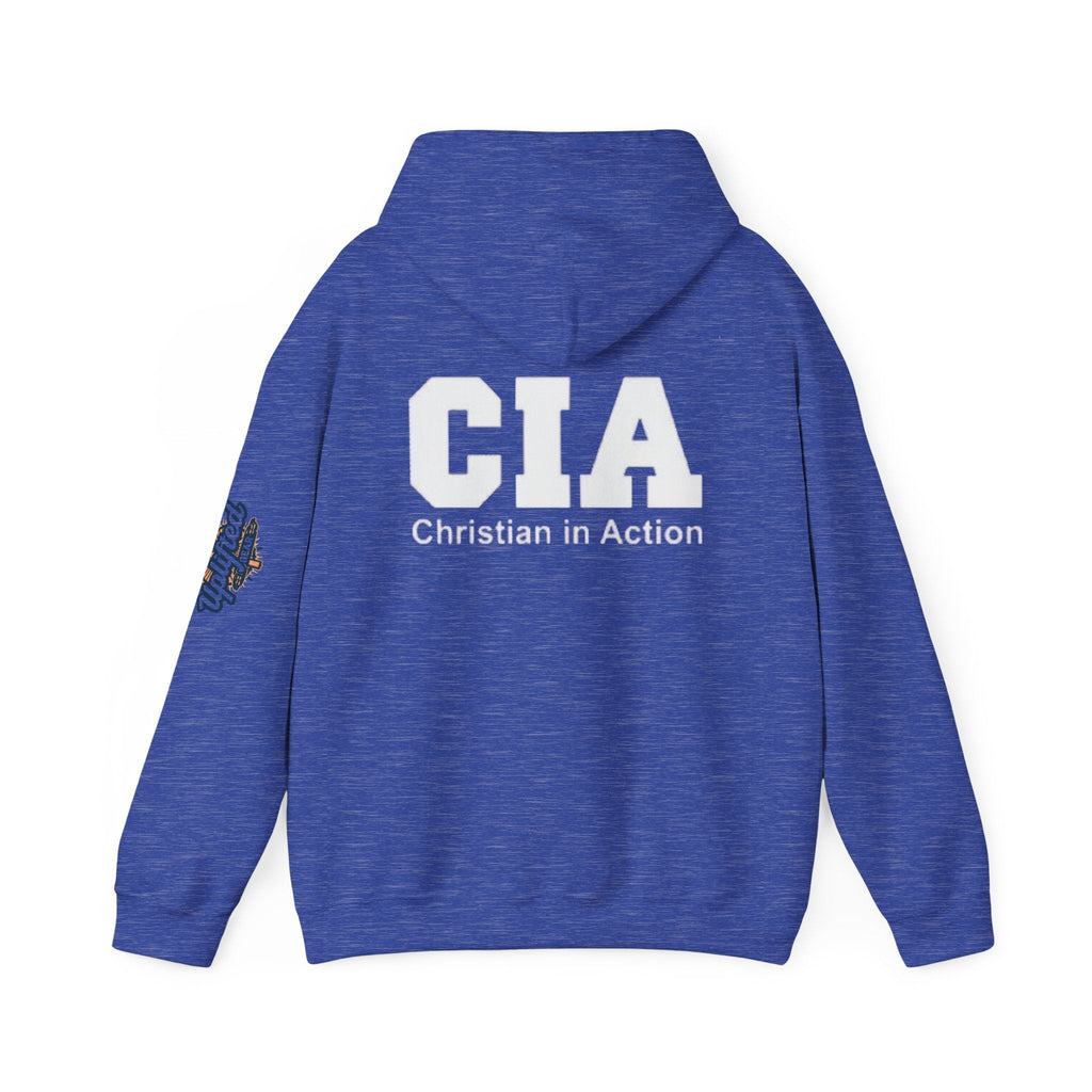 CIA Christian in Action Hoodie - Funny Faith Parody Hoodie - Mission Ready Apparel Printify