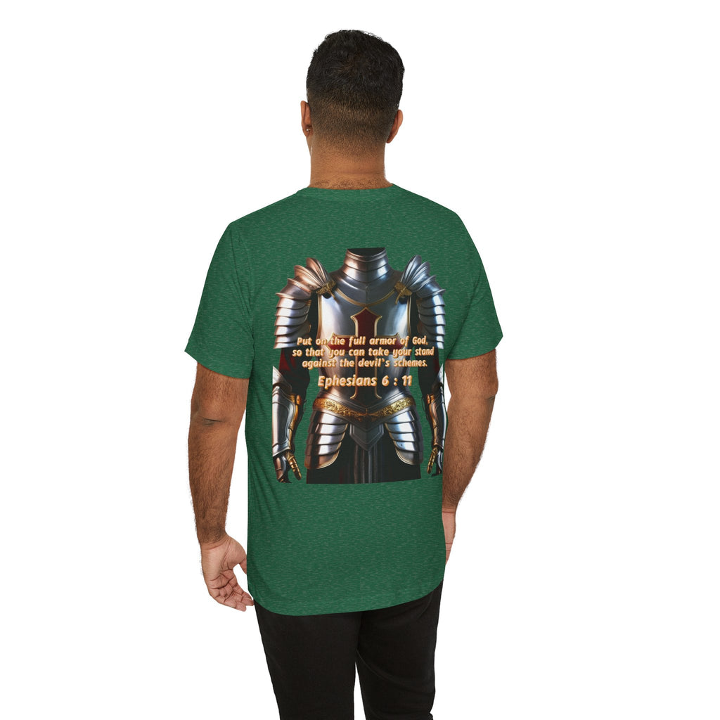 Religious Graphic Armor Of God Design - Unisex Jersey Short Sleeve Tee Printify