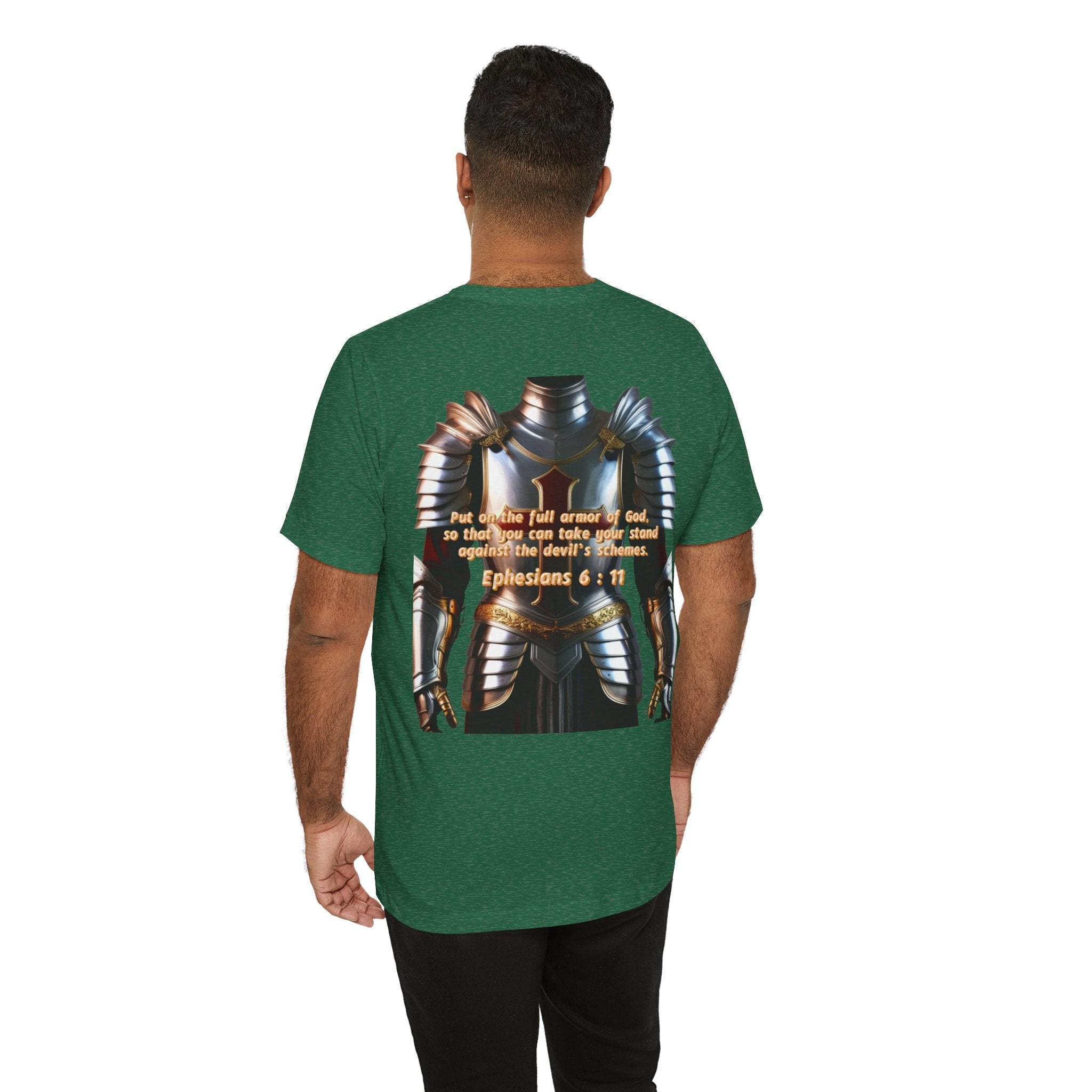 Religious Graphic Armor Of God Design - Unisex Jersey Short Sleeve Tee Printify