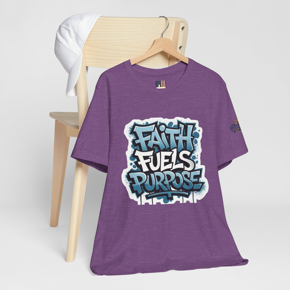 Faith Fuels Purpose T-shirt – Inspirational Christian T-shirt for Divine Drive & Unstoppable Belief Printify