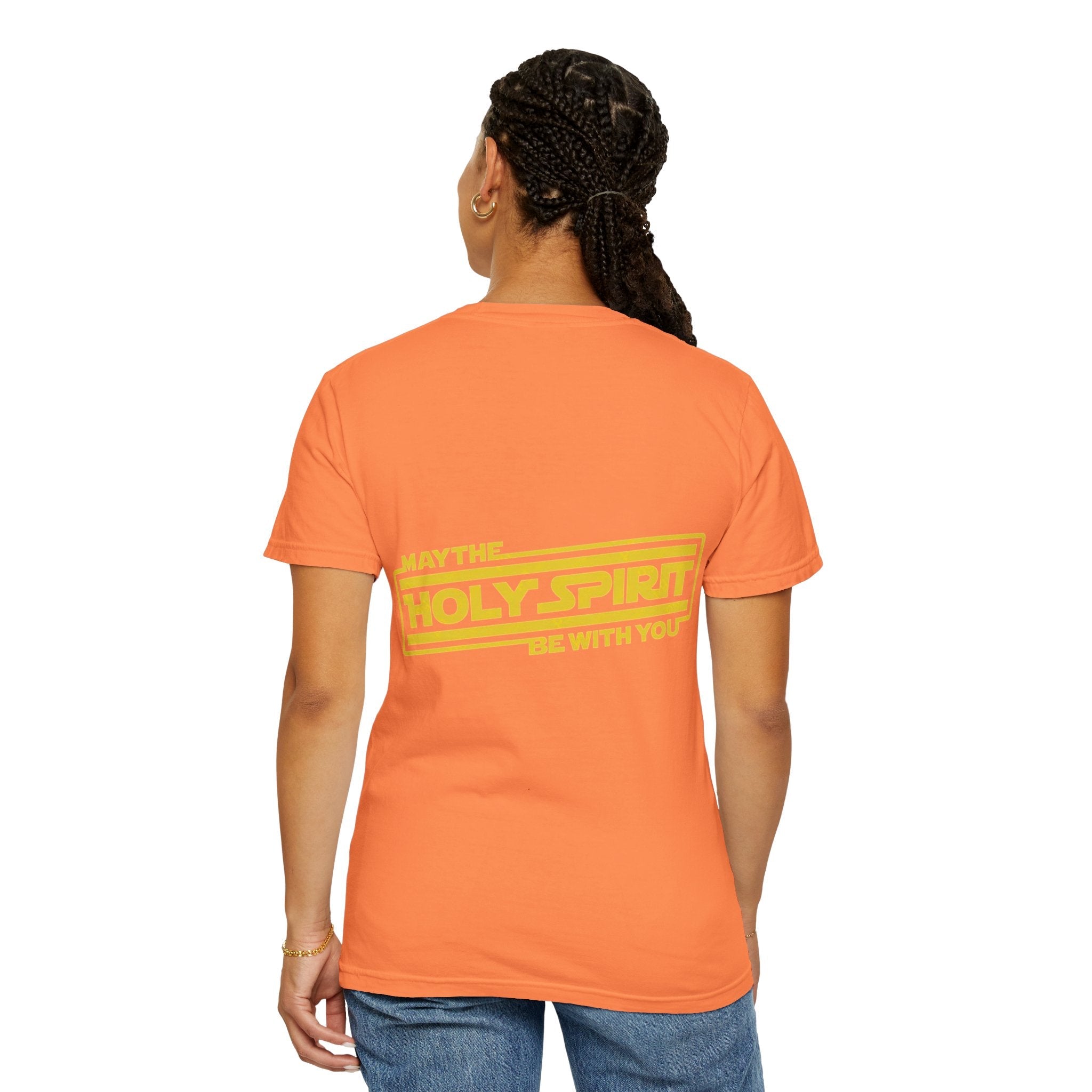 May the Holy Spirit Be With You T-shirt - Christian Star Wars Parody T-shirt Printify