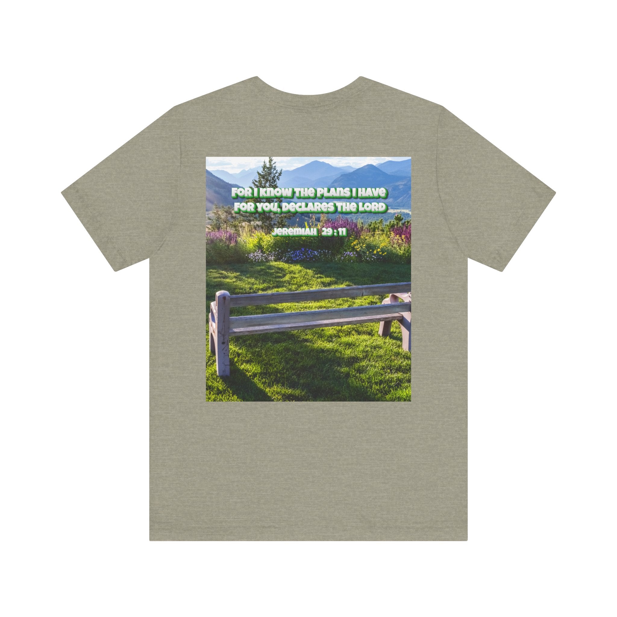 Bible Verse Unisex Tee - Jeremiah 29 : 11 Printify