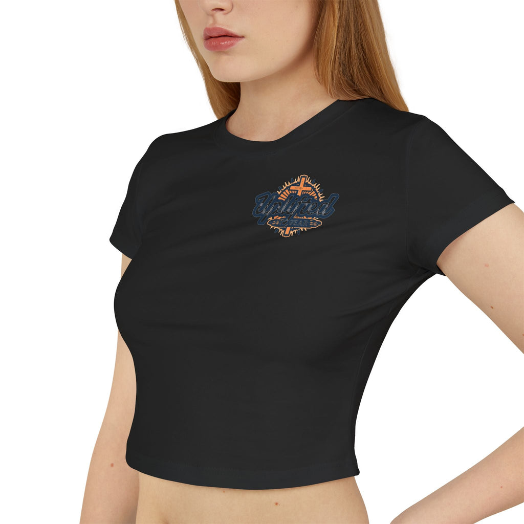 Women's Baby Tee - Isaiah 41:10 Bible Verse Religious Design Printify