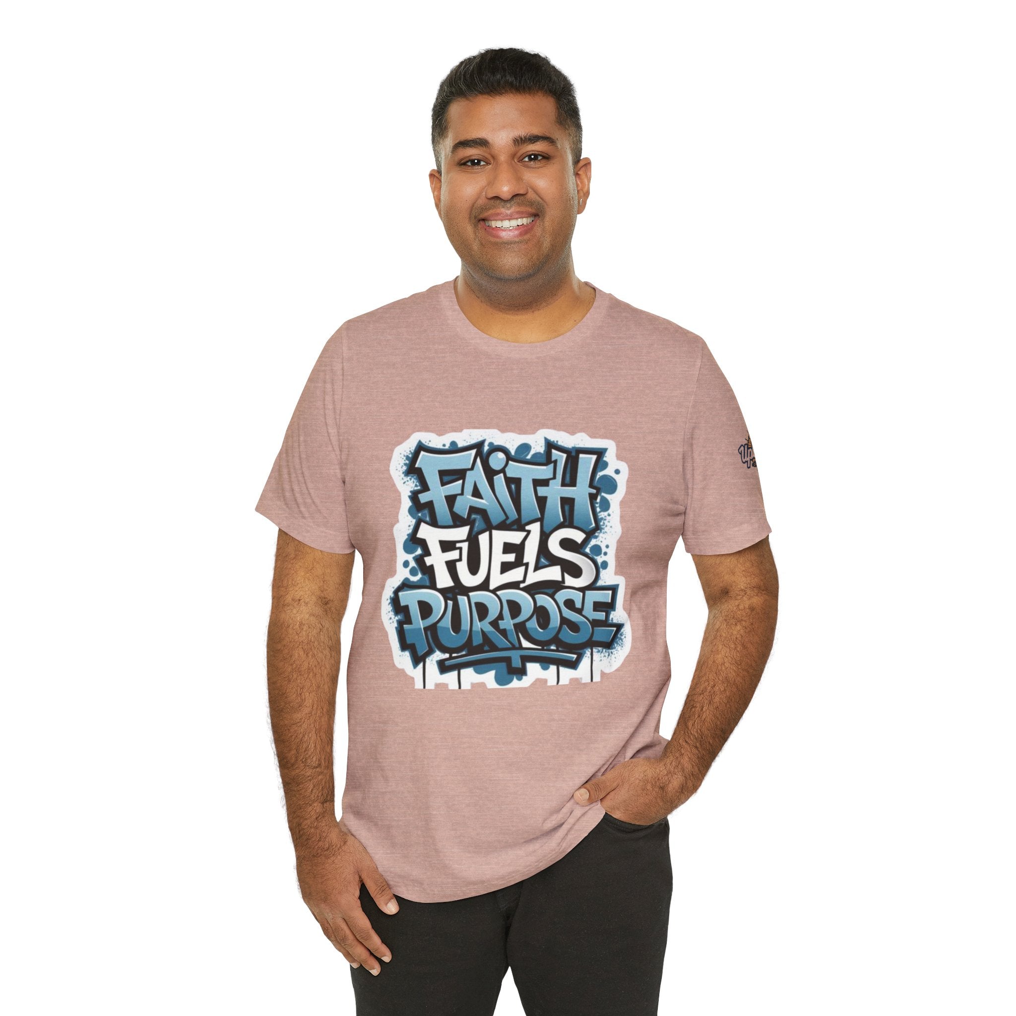 Faith Fuels Purpose T-shirt – Inspirational Christian T-shirt for Divine Drive & Unstoppable Belief Printify