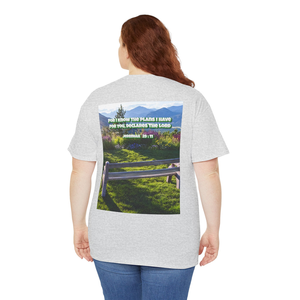 Bible Verse Unisex Tee -  Jeremiah 29 : 11 Printify