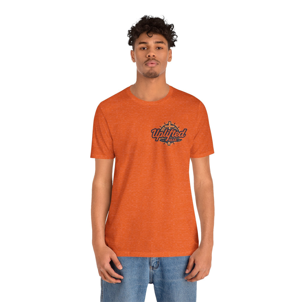 Religious Graphic Tee with Armor Of God Design Unisex Jersey Short Sleeve Tee Printify