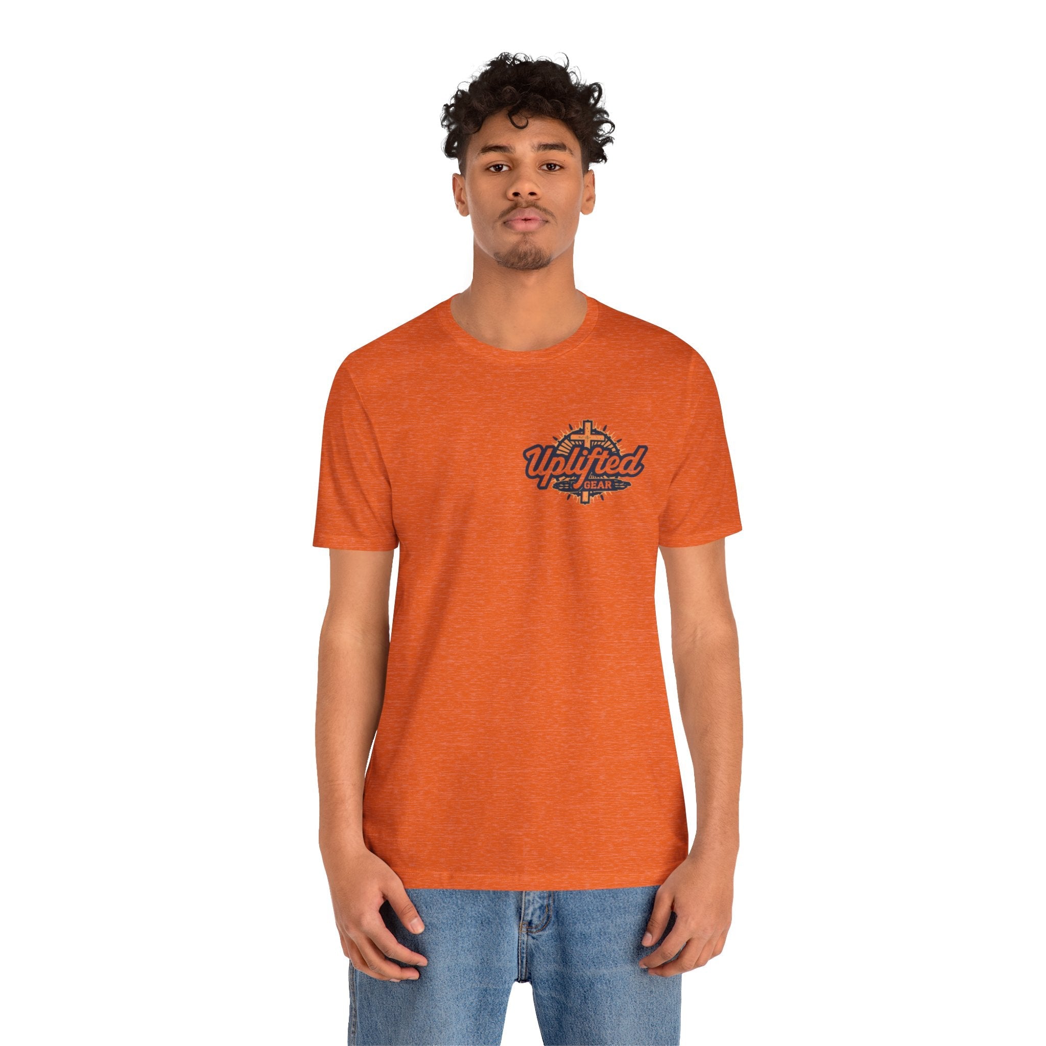 Religious Graphic Tee with Armor Of God Design Unisex Jersey Short Sleeve Tee Printify