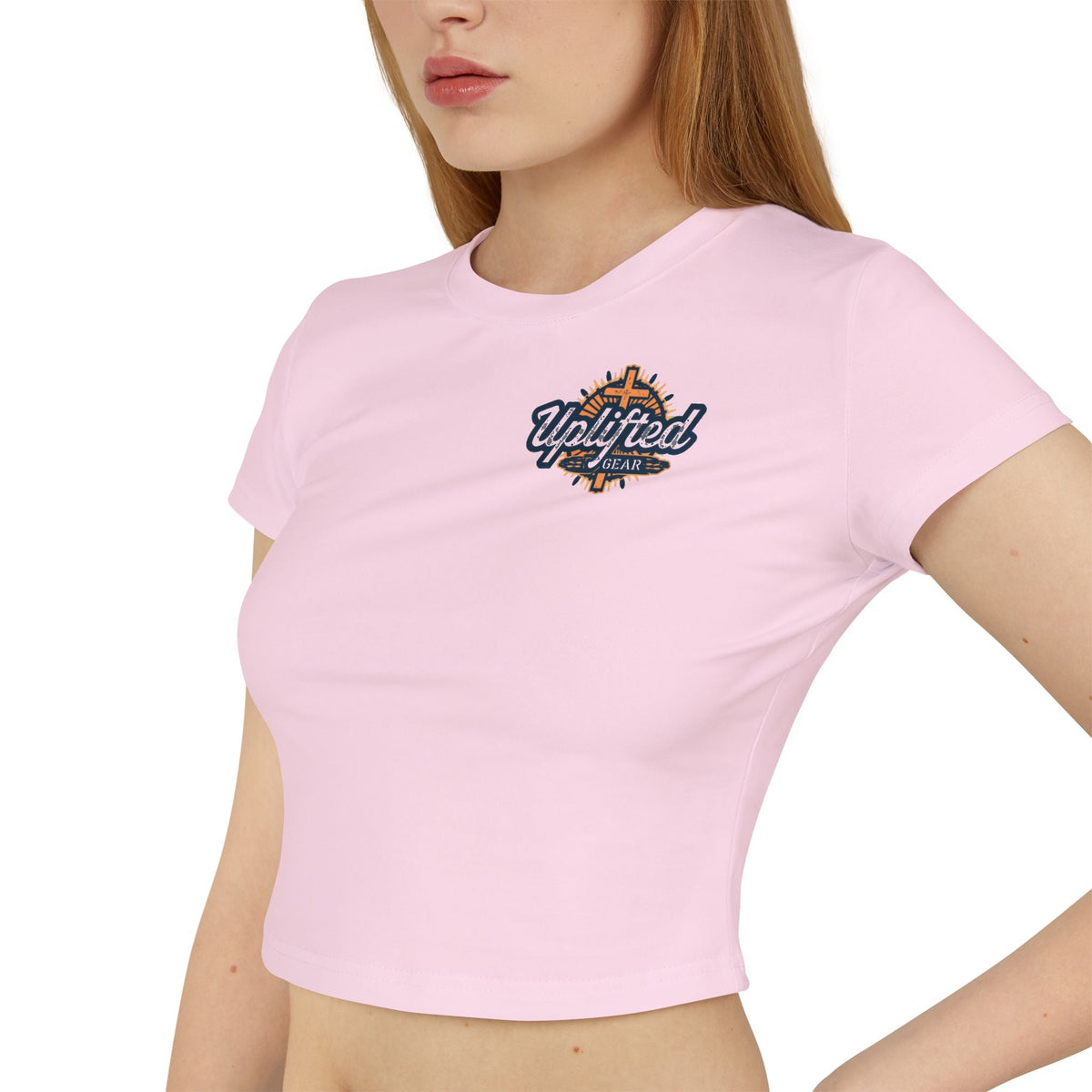 Women's Baby Tee - Isaiah 41:10 Bible Verse Religious Design Printify
