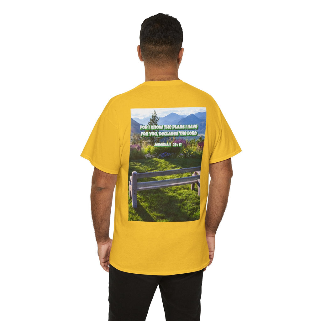 Bible Verse Unisex Tee -  Jeremiah 29 : 11 Printify