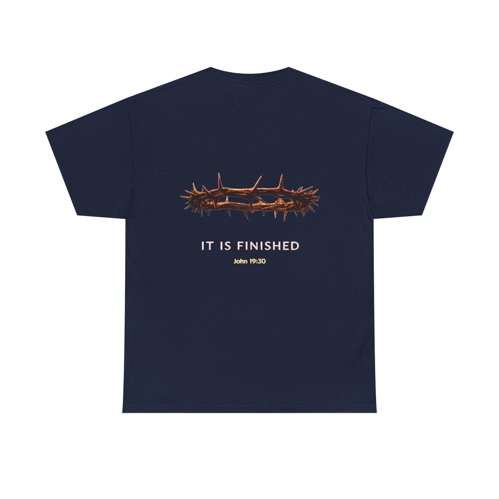 It Is Finished Crown of Thorns Tee — Christian John 19:30 Faith Shirt Printify