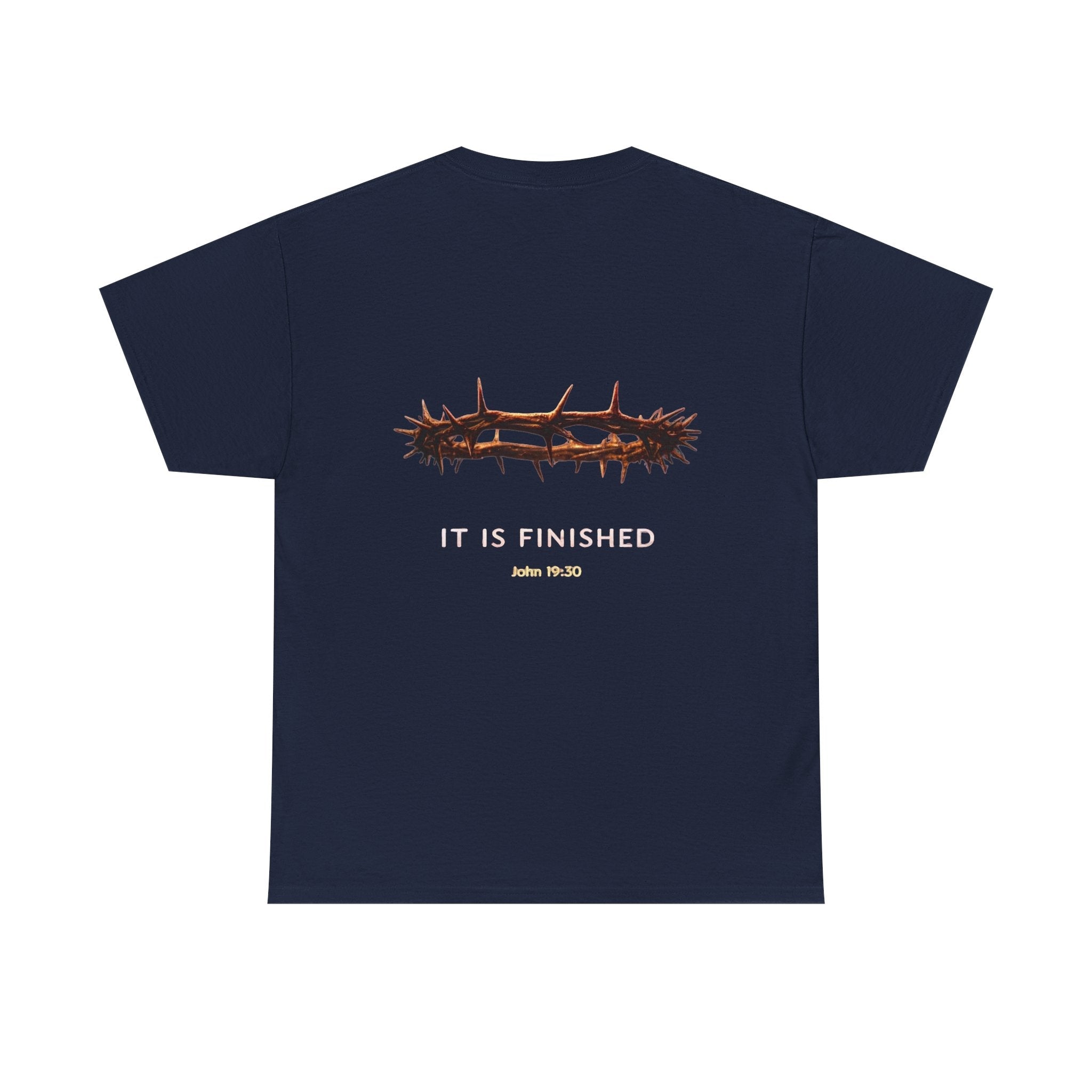 It Is Finished Crown of Thorns Tee — Christian John 19:30 Faith Shirt Printify
