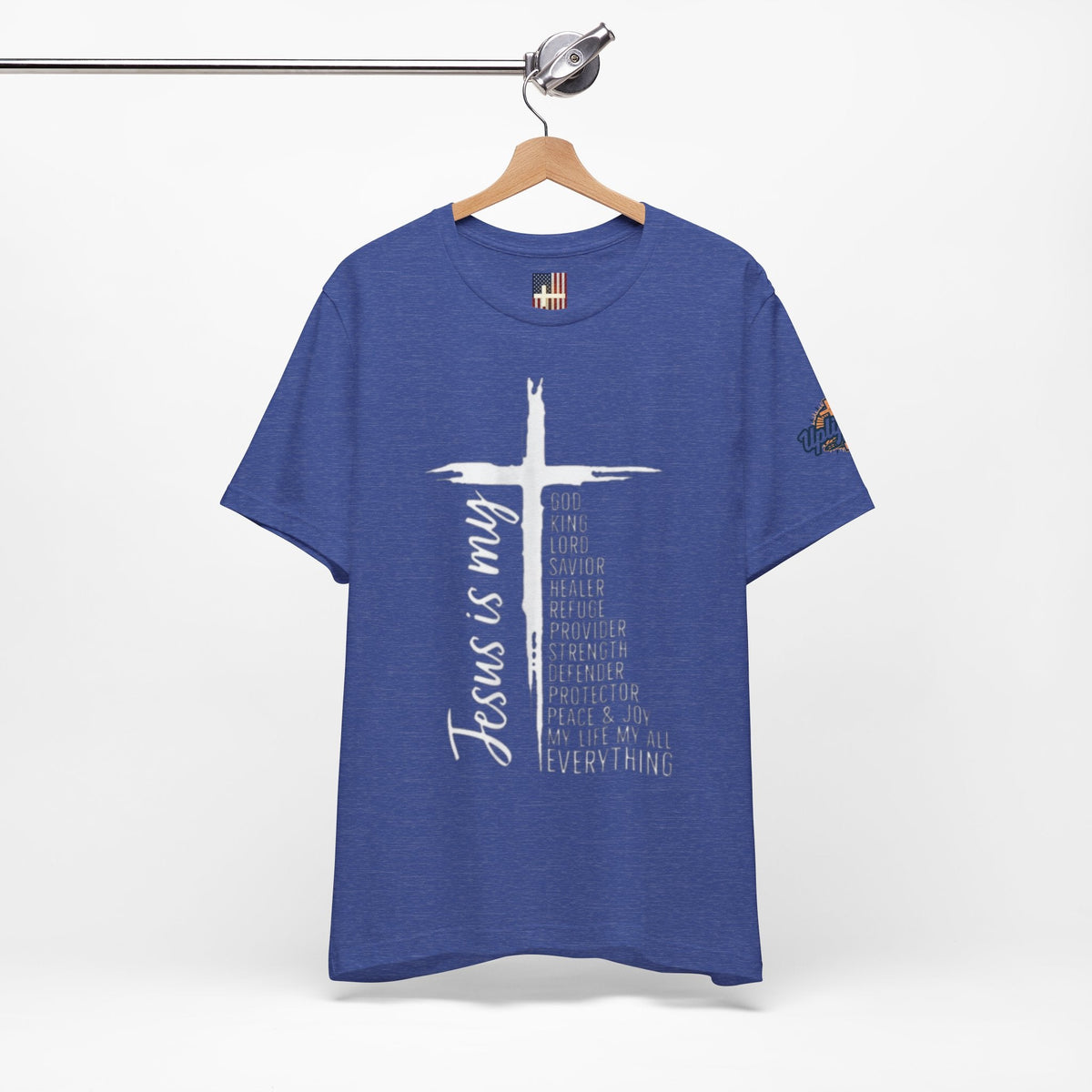 Jesus Is My Everything T-shirt – Cross List God King Lord Savior Christian T-shirt for Total Surrender Faith Printify