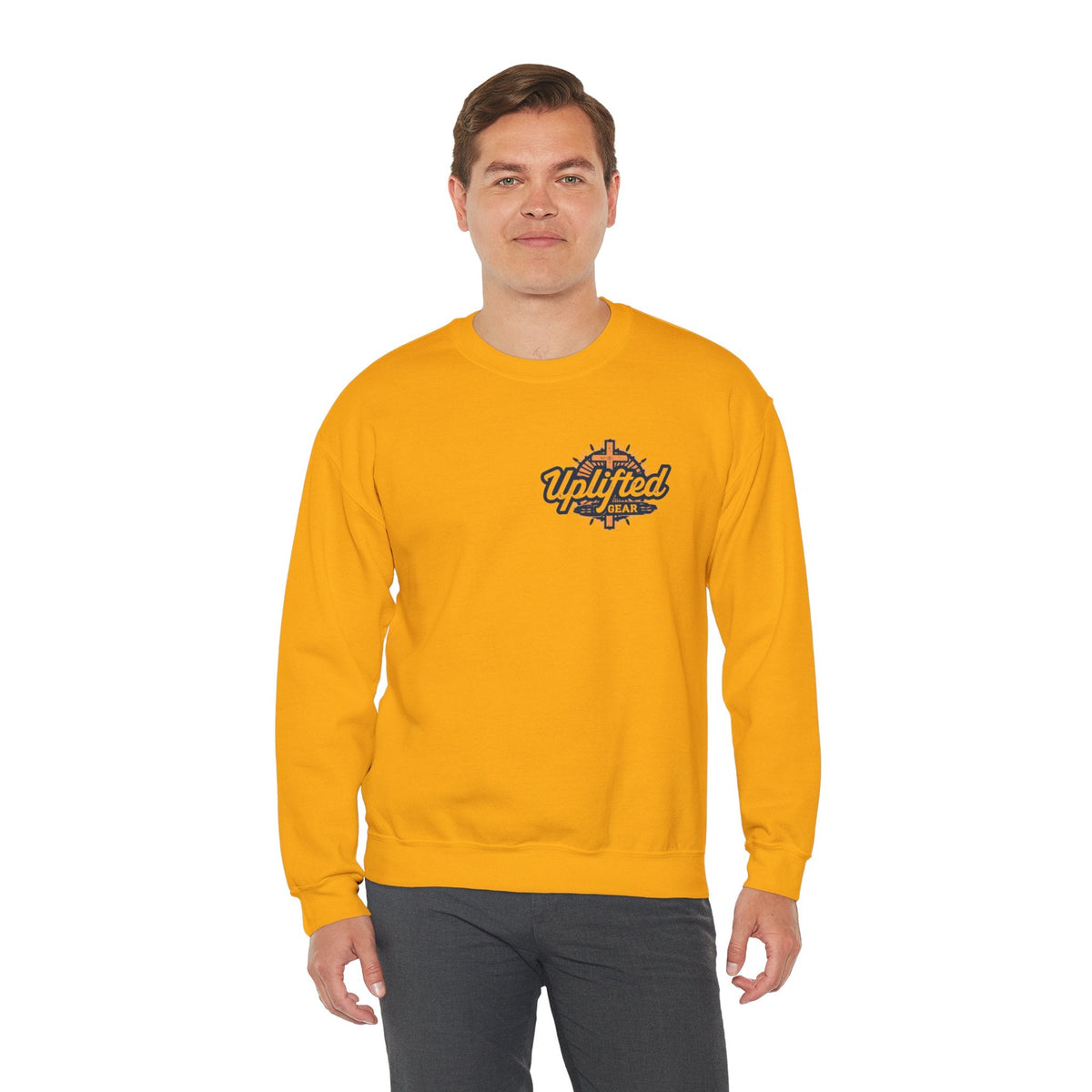 Unique Unicorn Sweatshirt – Rainbow Cross Psalm 139:14 Christian Sweatshirt for Wonderfully Made Printify