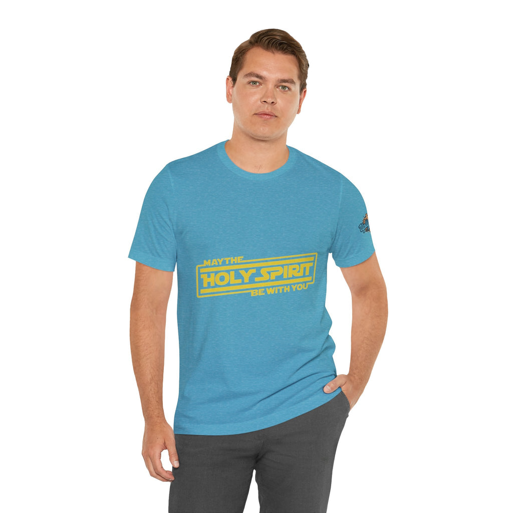 May the Holy Spirit Be With You T-shirt - Christian Star Wars Parody T-shirt Printify