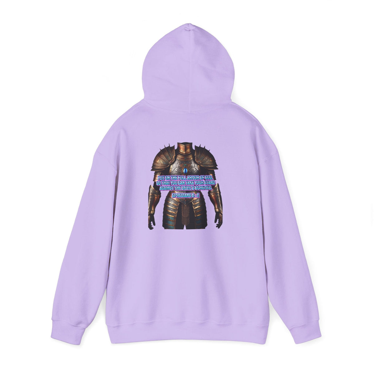Religious Graphic Armor Of God Design - Unisex Heavy Blend™ Hooded Sweatshirt Printify
