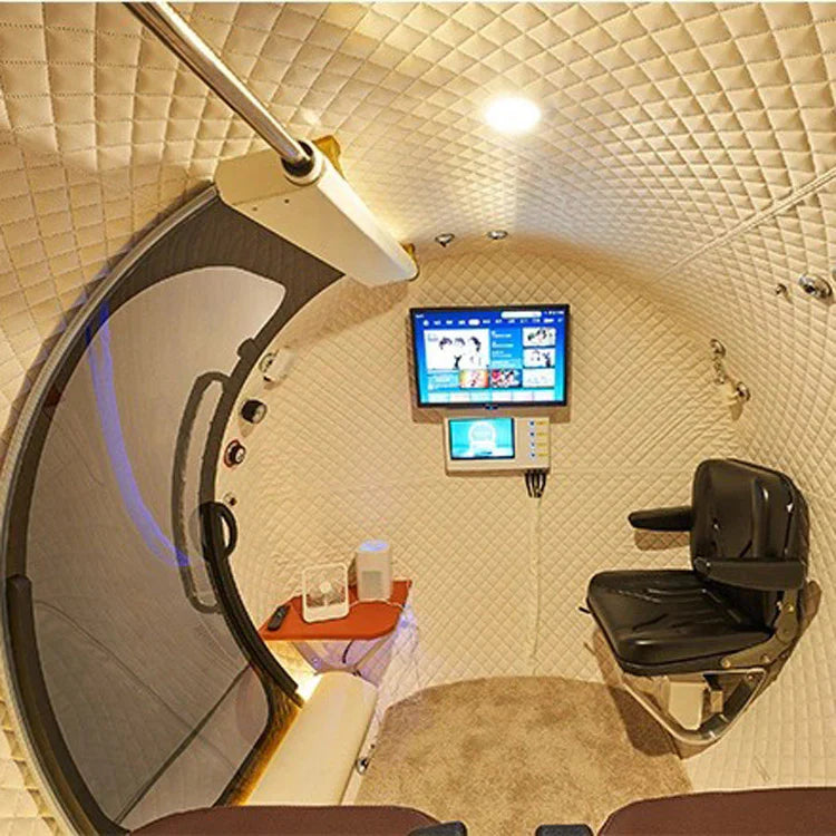 Macy-Pan HE5000 Plus 2.0 ATA 5 Person Hard Shell Hyperbaric Chamber LifeMed USA