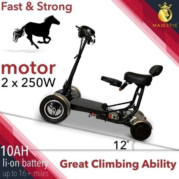 ComfyGo MS|3000 Foldable Mobility Scooter LifeMed USA