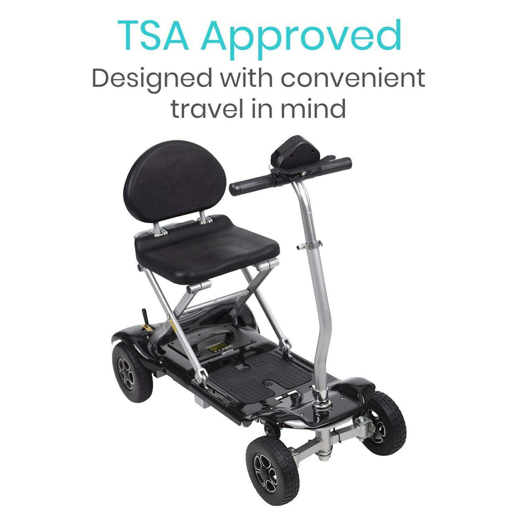 Vive Health MOB1030SLB Folding Mobility Scooter LifeMed USA