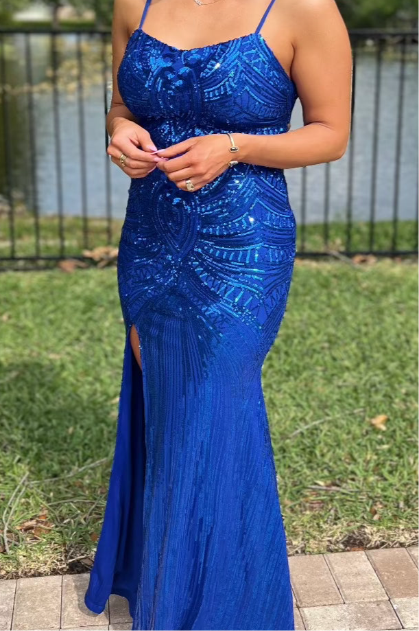 Royal Blue gala gown -clearance Pretty Little Patriot