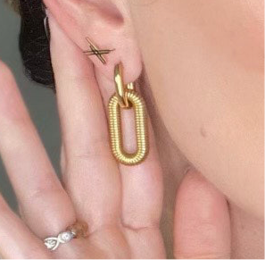 Gold-Plated Earrings - clearance Pretty Little Patriot
