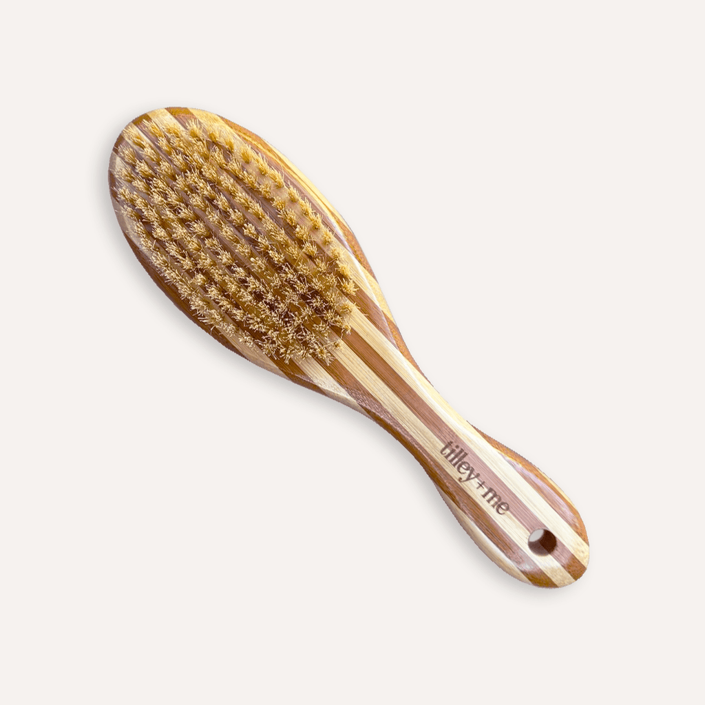 Two-Sided Pet Brush – Bristle & Wire for Shedding & Detangling Tilley + Me